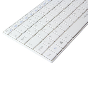 LogiLink ID0109 – Tastatur- und Maus-Set – 2,4 GHz (Nano-Empfänger) – USB-A – QWERTZ (DE) – Weiss