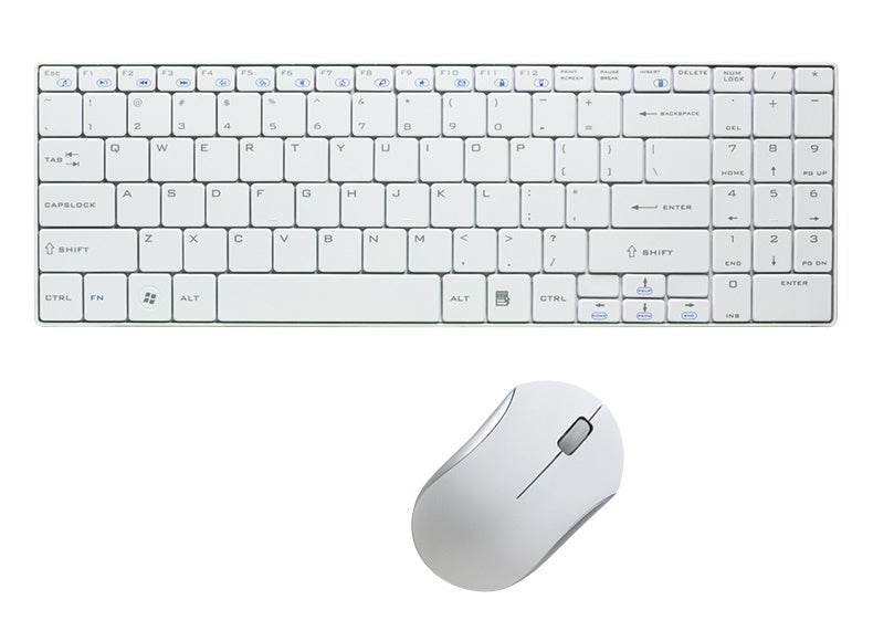 LogiLink ID0109 – Tastatur- und Maus-Set – 2,4 GHz (Nano-Empfänger) – USB-A – QWERTZ (DE) – Weiss
