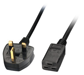 Cisco Netzkabel – UK (Typ G) – IEC C19, 2,5 m, 250 V/13 A, schwarz, für Cisco Catalyst 4500