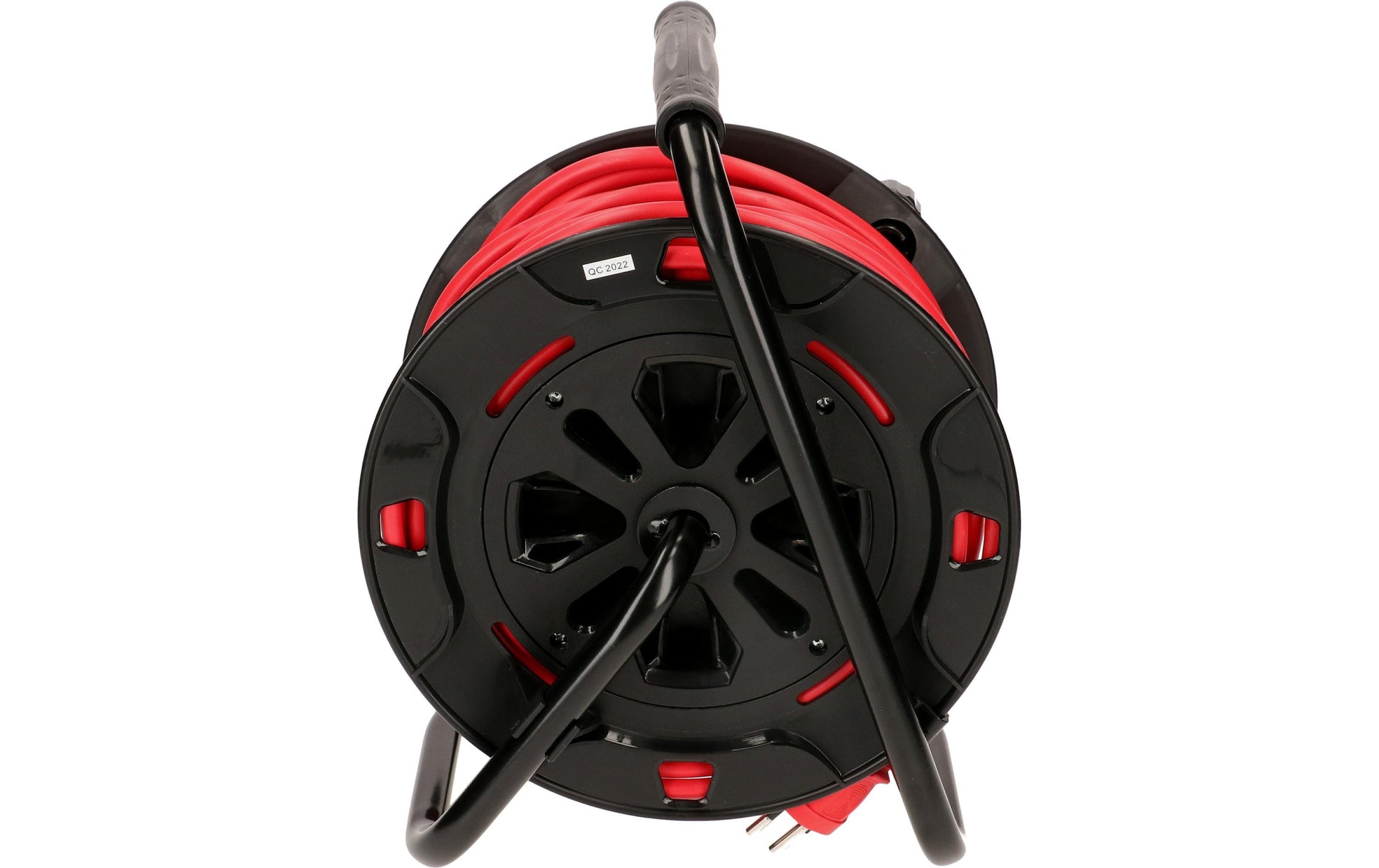 Max Hauri AG Max Hauri Kabelrolle, 20 m, 4×T13, IP20, Eingang T12 – rot