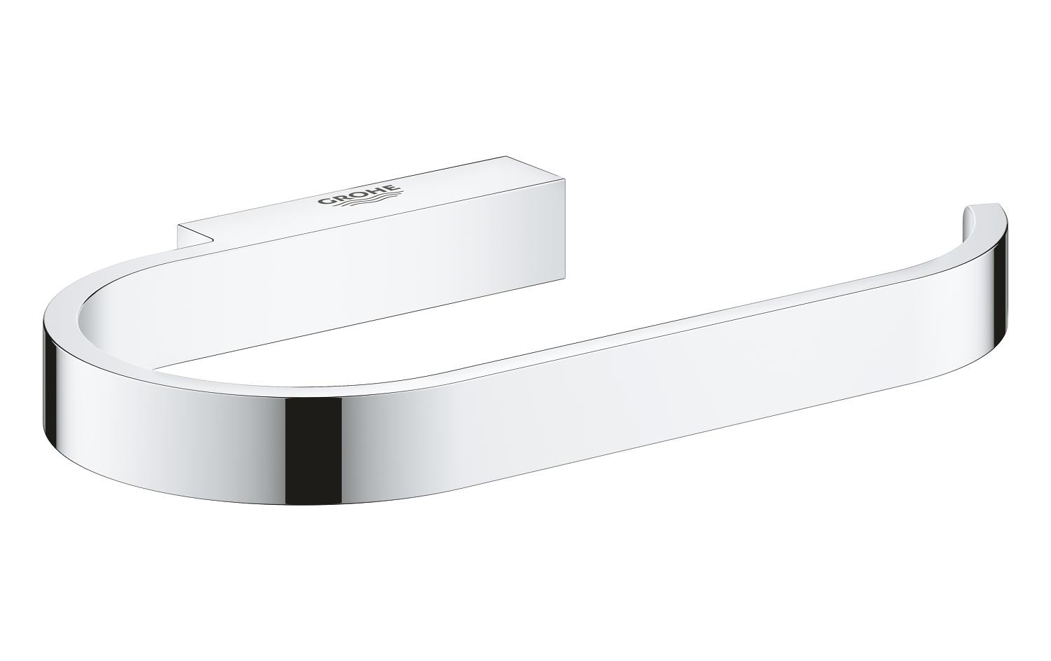 GROHE Selection – Toilettenpapierhalter – Metall chrom, wandmontiert, für 1 Rolle, 15,3 × 8,5 × 1,5 cm