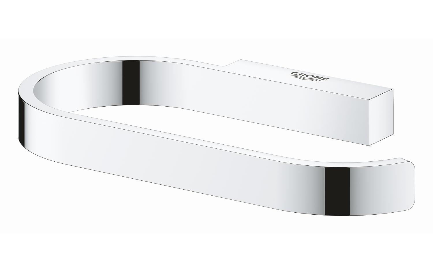 GROHE Selection – Toilettenpapierhalter – Metall chrom, wandmontiert, für 1 Rolle, 15,3 × 8,5 × 1,5 cm