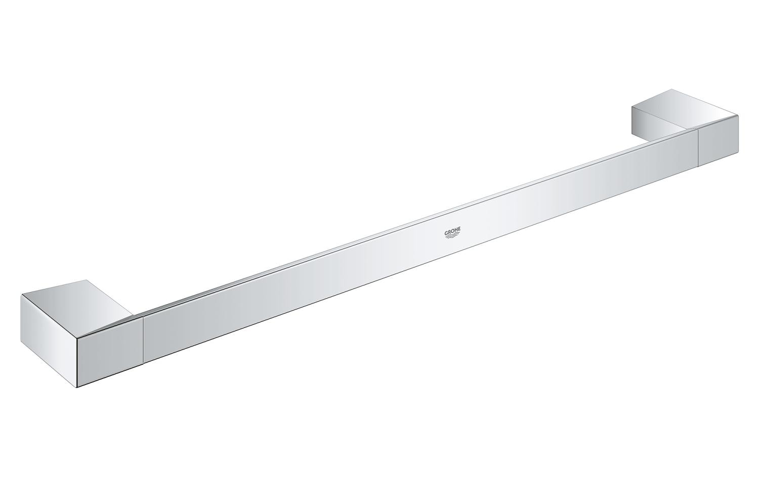 GROHE Handtuchhalter Selection Cube – Metall, zum Schrauben, Chrom