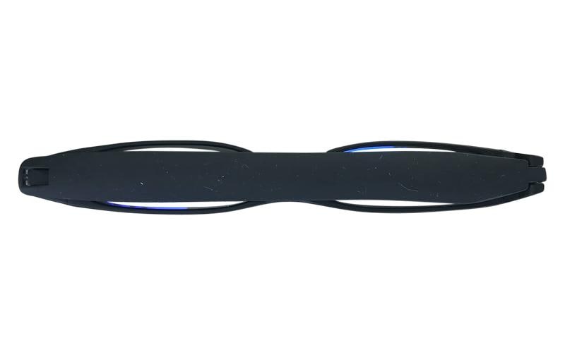 Figoline Lesebrille Edelweiss +2,0 dpt – Gläser transparent, Rahmen blau