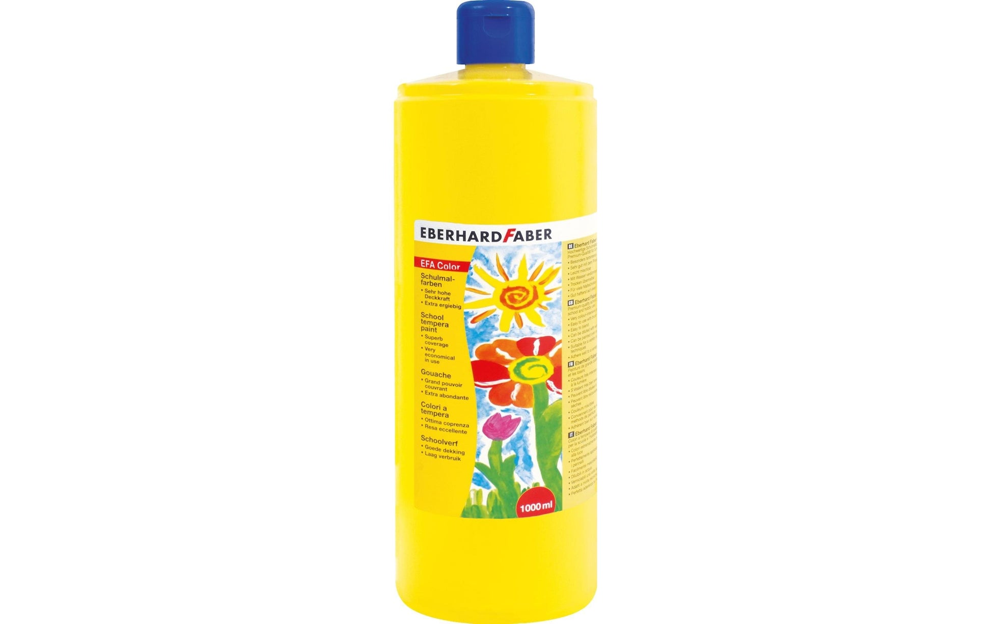 Eberhard Faber Gouache – Kadmiumgelb, 1000 ml, für Papier, Karton & Holz
