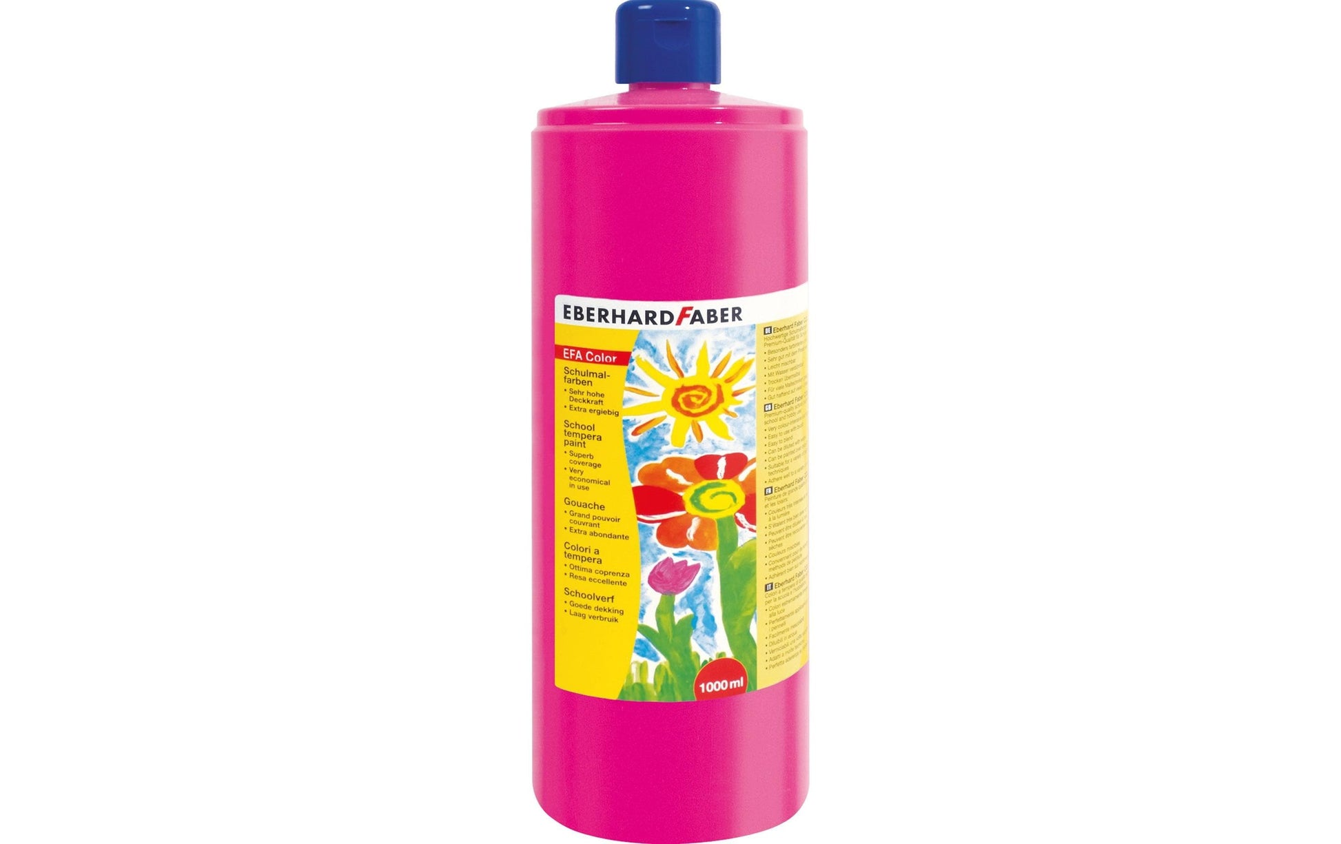 Eberhard Faber Schulmalfarbe – Karminrosa – 1 l