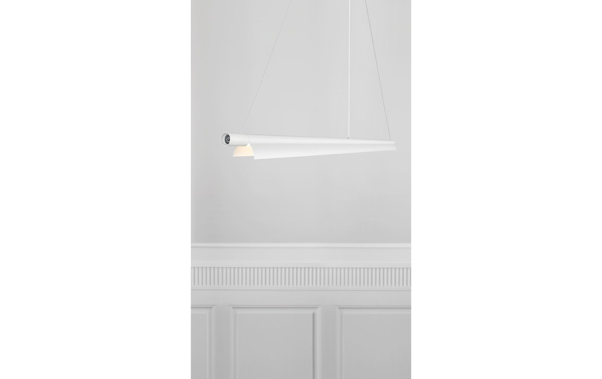 Nordlux dftp DFTP Pendelleuchte SpaceB – 308 × 120 × 5 cm, 950 lm, 22 W, 2700 K, dimmbar, weiss