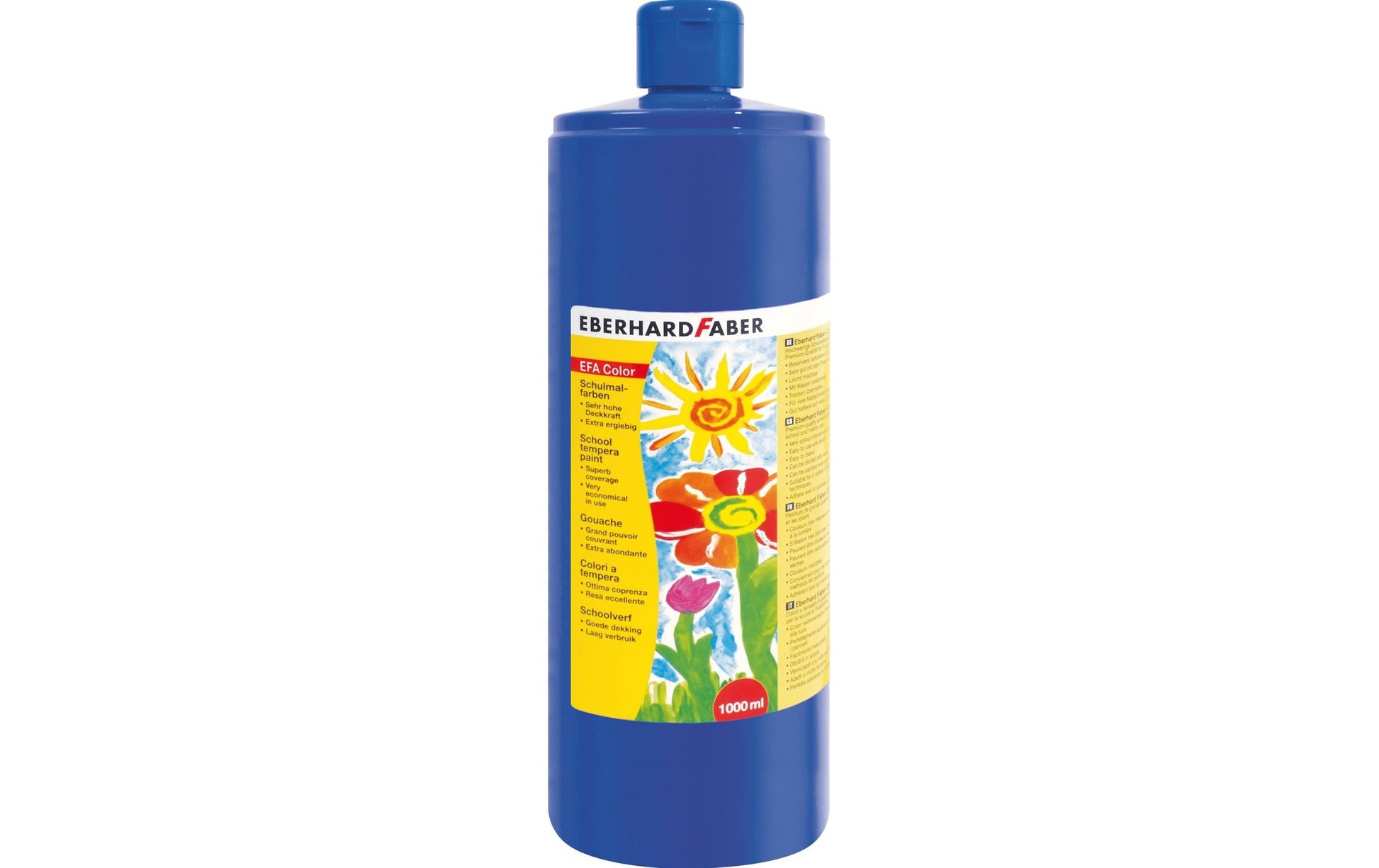 Eberhard Faber Gouache – Kobaltblau, 1000 ml