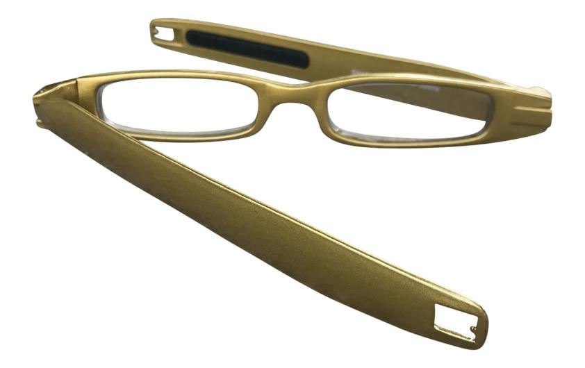 Figoline Jubilie +1,5 dpt – Gläser transparent, Rahmen gold, Kunststoff