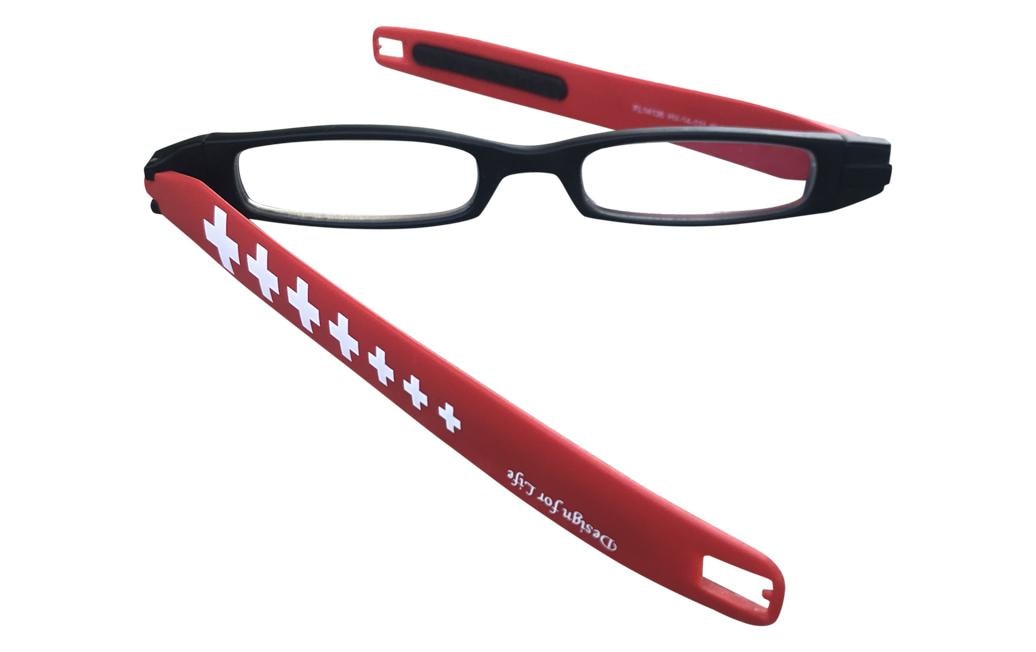 Figoline Schutzbrille +1,0 dpt – Gläser transparent, Rahmen weiss, Kunststoff