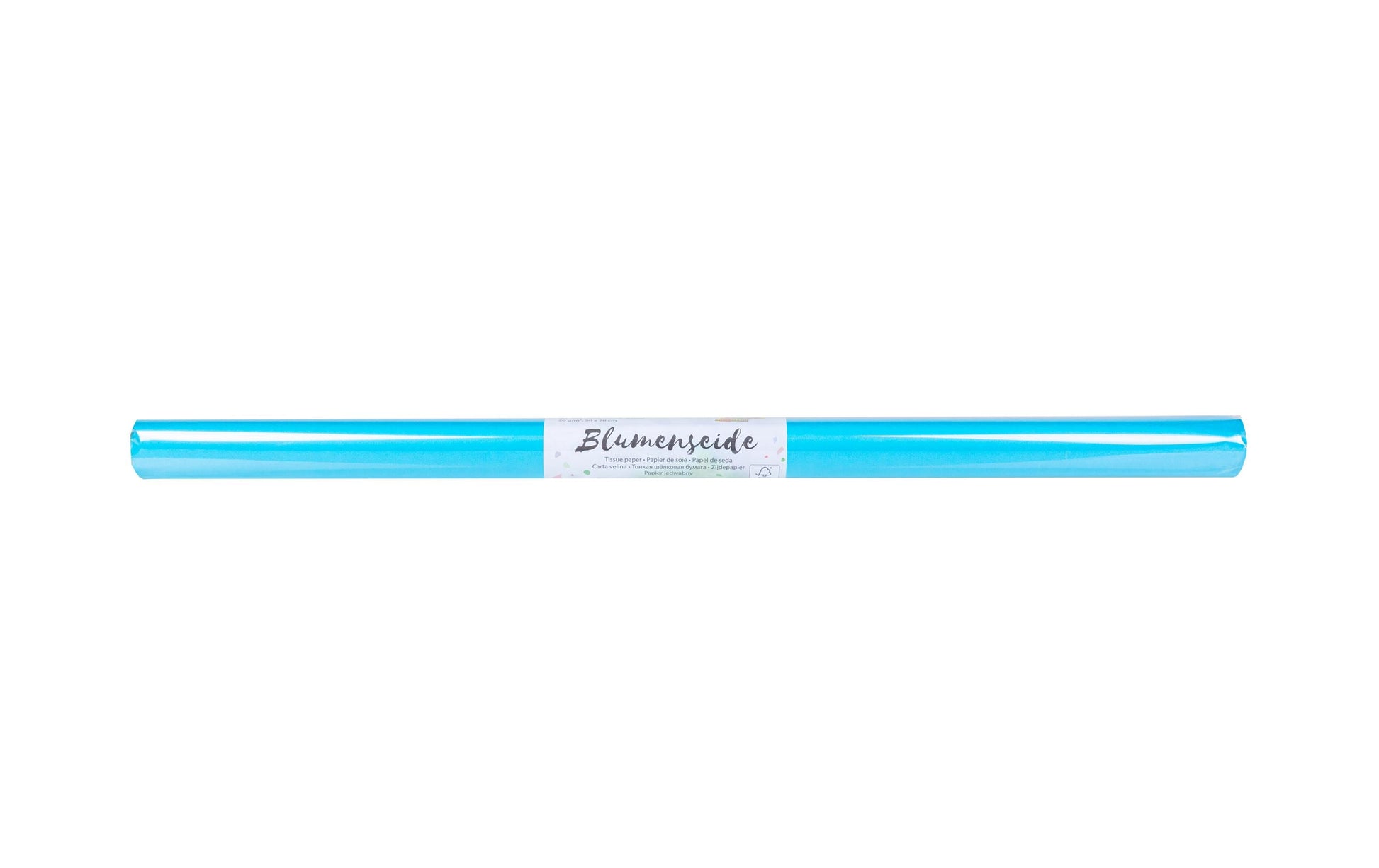Folia Seidenpapier – 500 × 700 mm – 20 g/m² – Blau – 6 Blatt
