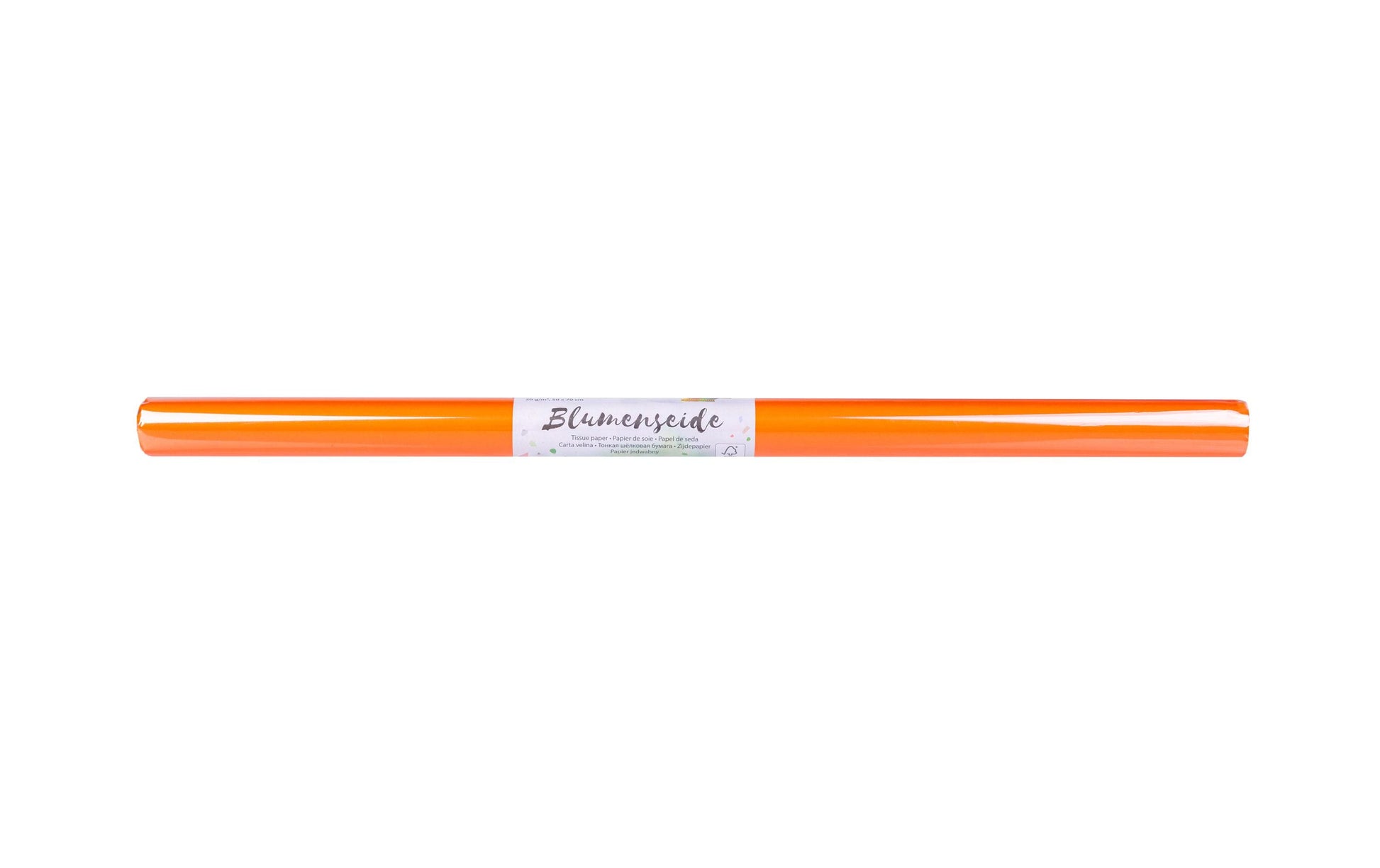 Folia Seidenpapier – 500 × 700 mm – 20 g/m² – Orange – 6 Blatt