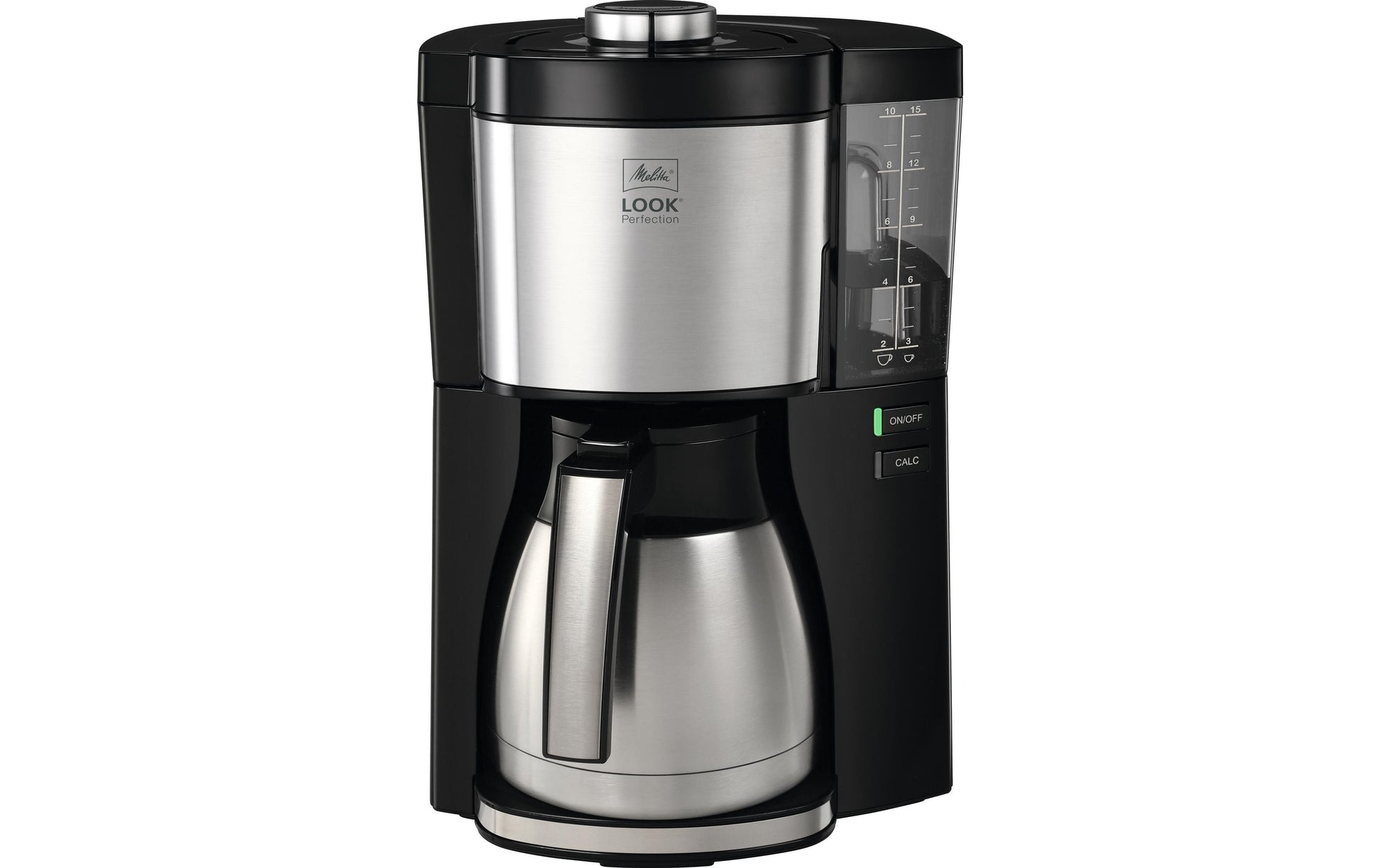 Melitta Look Therm Filterkaffeemaschine – 10 Tassen, Schwarz