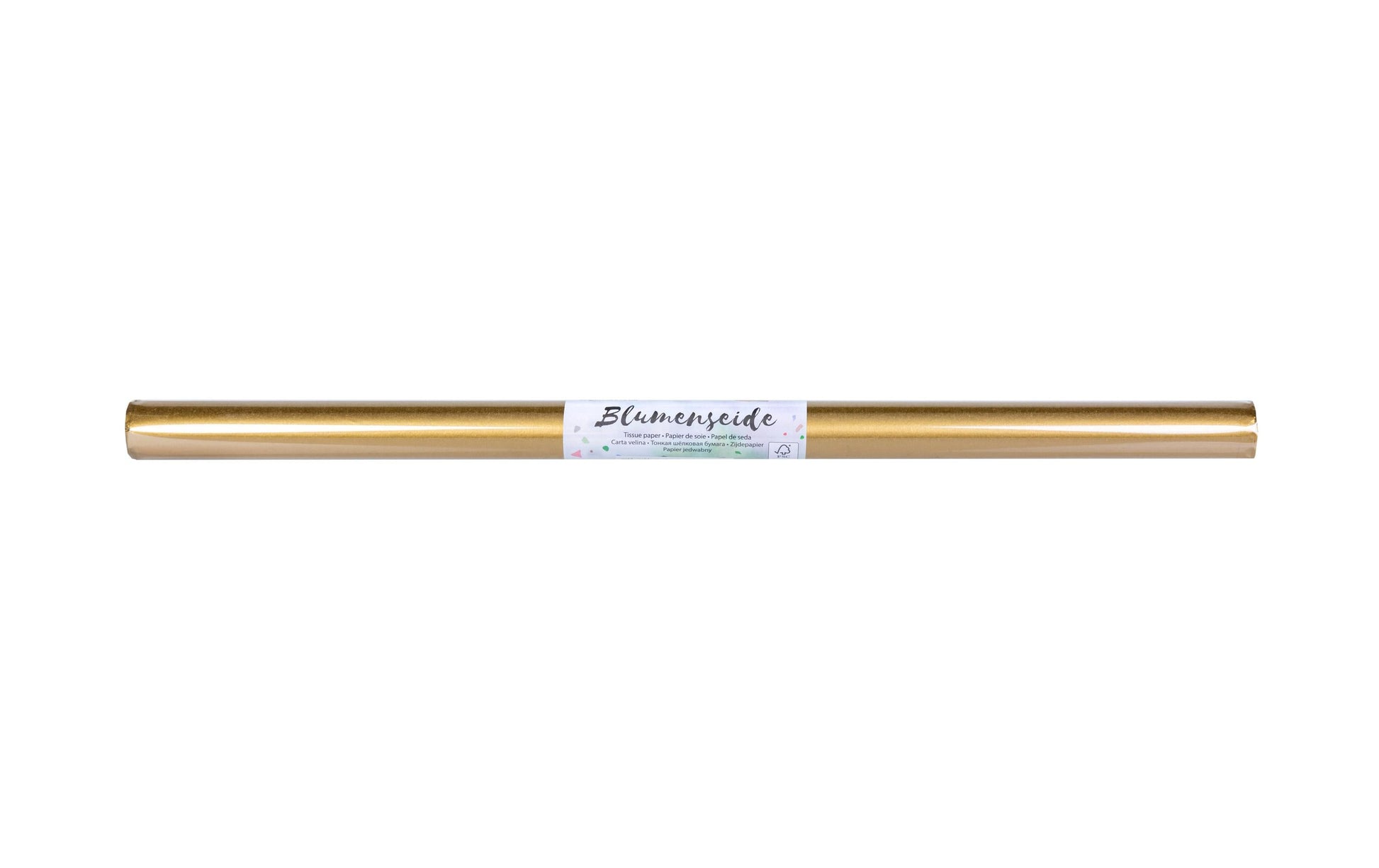 Folia Seidenpapier – 500 × 700 mm – 20 g/m² – Gold – 6 Blatt