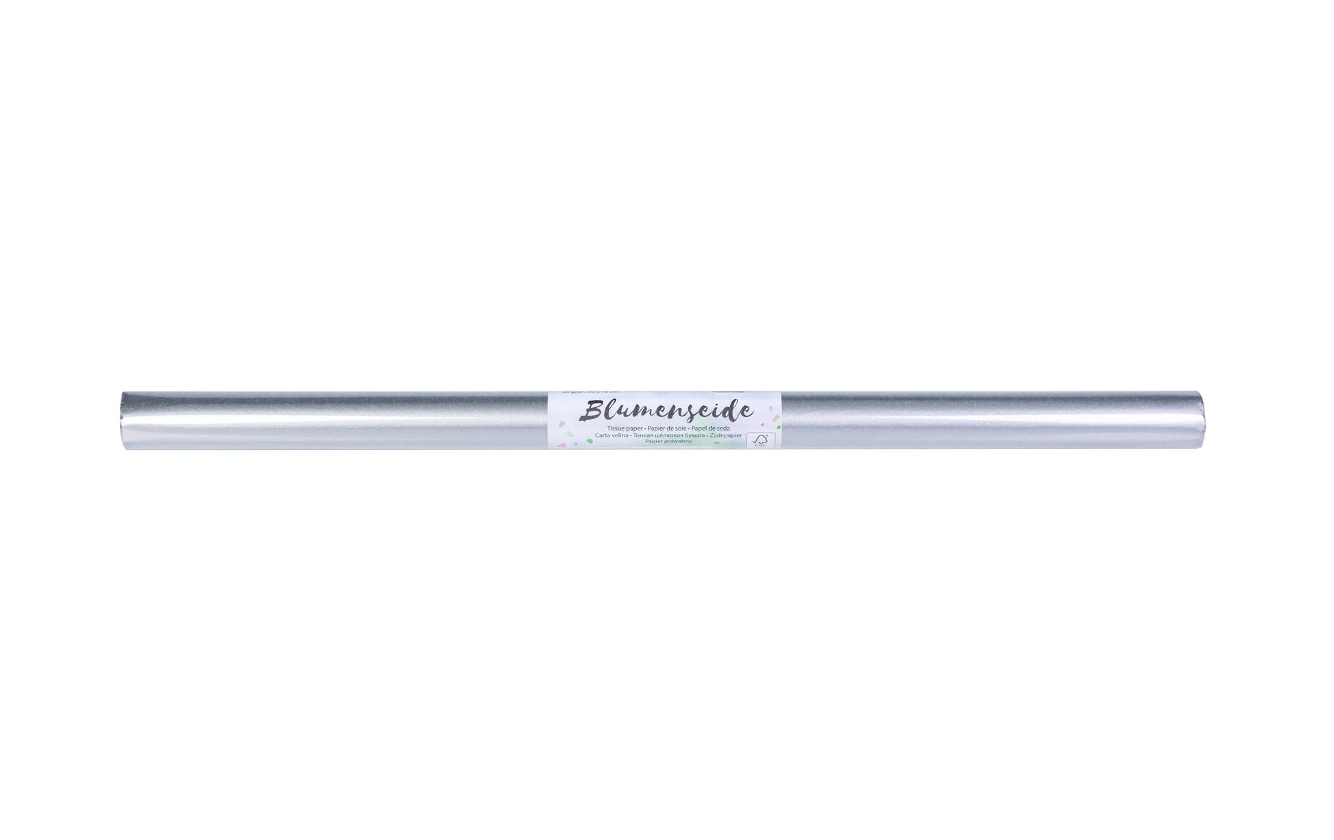 Folia Seidenpapier – 500 × 700 mm – 20 g/m² – silber – 6 Blatt