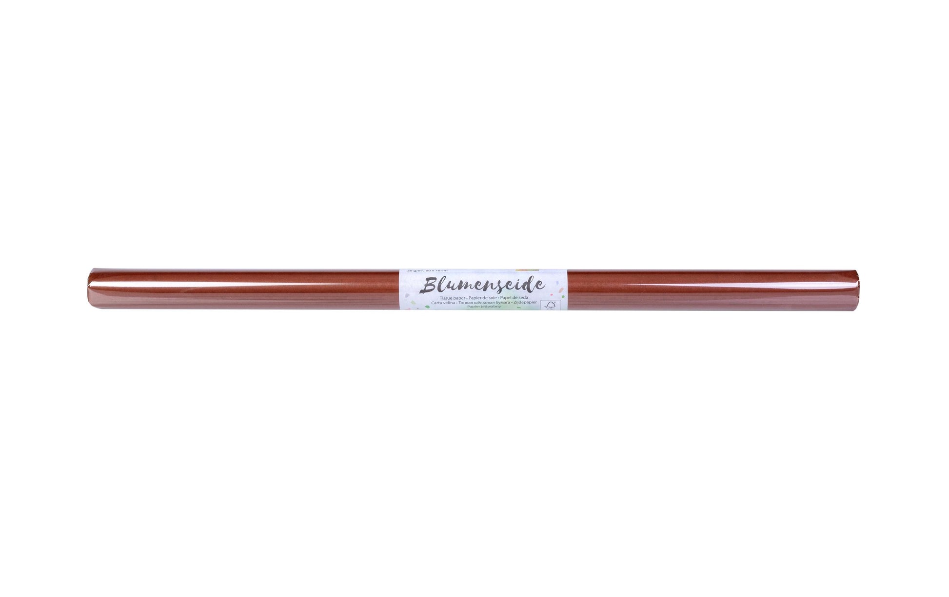 Folia Seidenpapier – 500 × 700 mm – 20 g/m² – braun – 6 Blatt