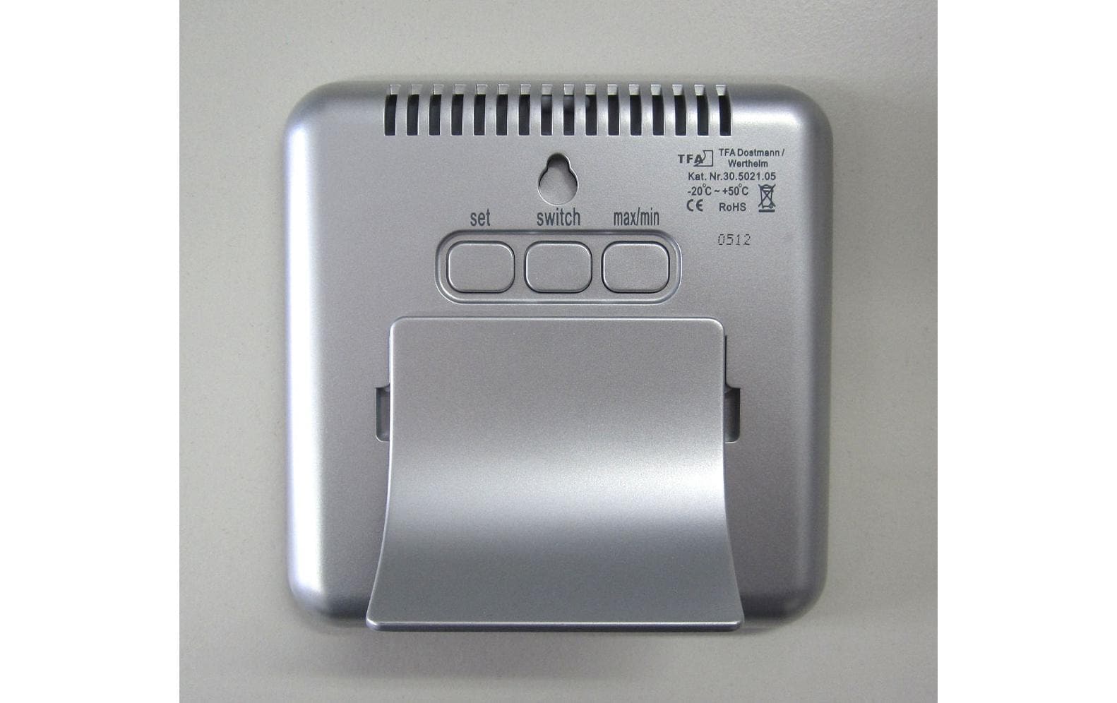 TFA-Dostmann STYLE Temperatur-/Feuchtesensor – −20–50 °C, 20–99 %, Innen