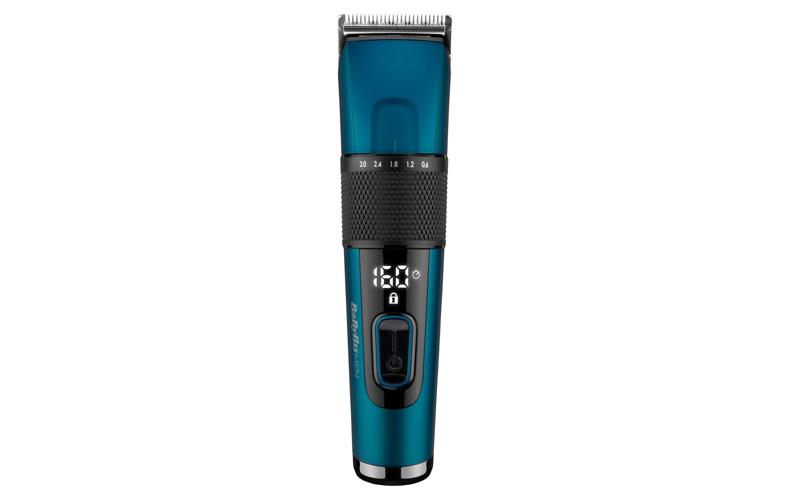 BaByliss Haarschneider E990E – Japanische Stahlklingen, 160 min Akku, 0,6–28 mm, Blau