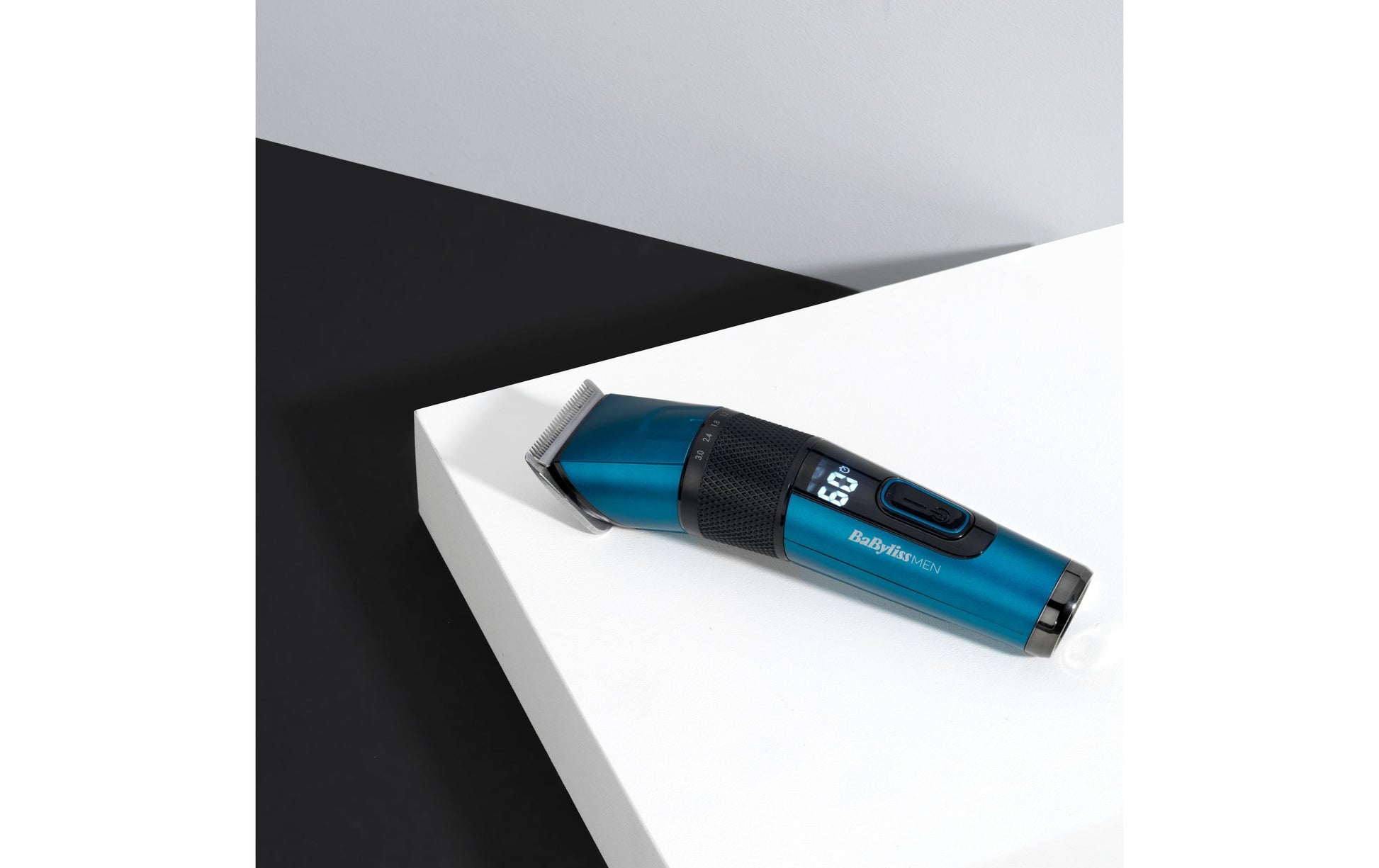 BaByliss Haarschneider E990E – Japanische Stahlklingen, 160 min Akku, 0,6–28 mm, Blau