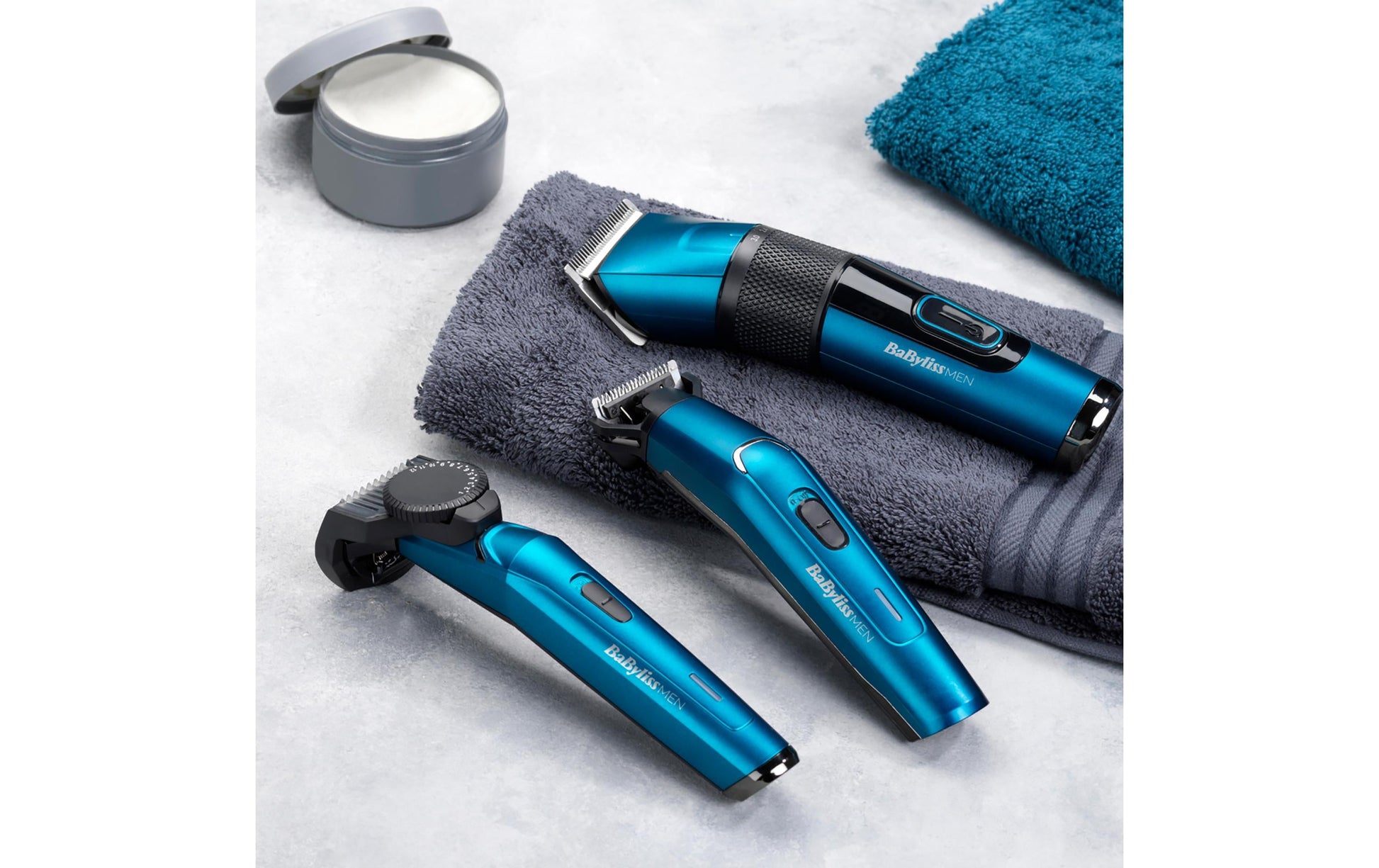 BaByliss Haarschneider E990E – Japanische Stahlklingen, 160 min Akku, 0,6–28 mm, Blau