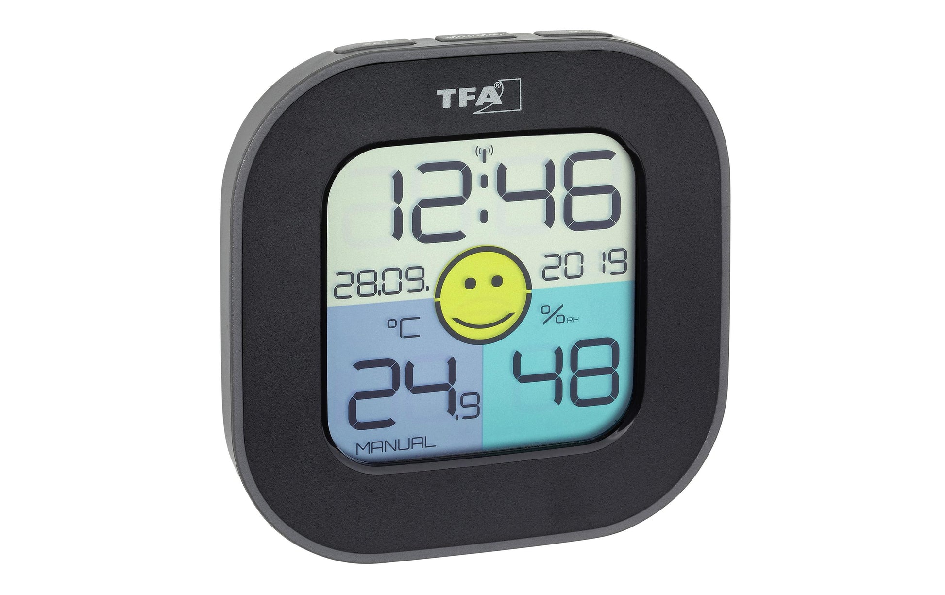 TFA-Dostmann TFA Dostmann FUN – Thermo-/Hygrometer, Digitalanzeige, 2× AAA – schwarz