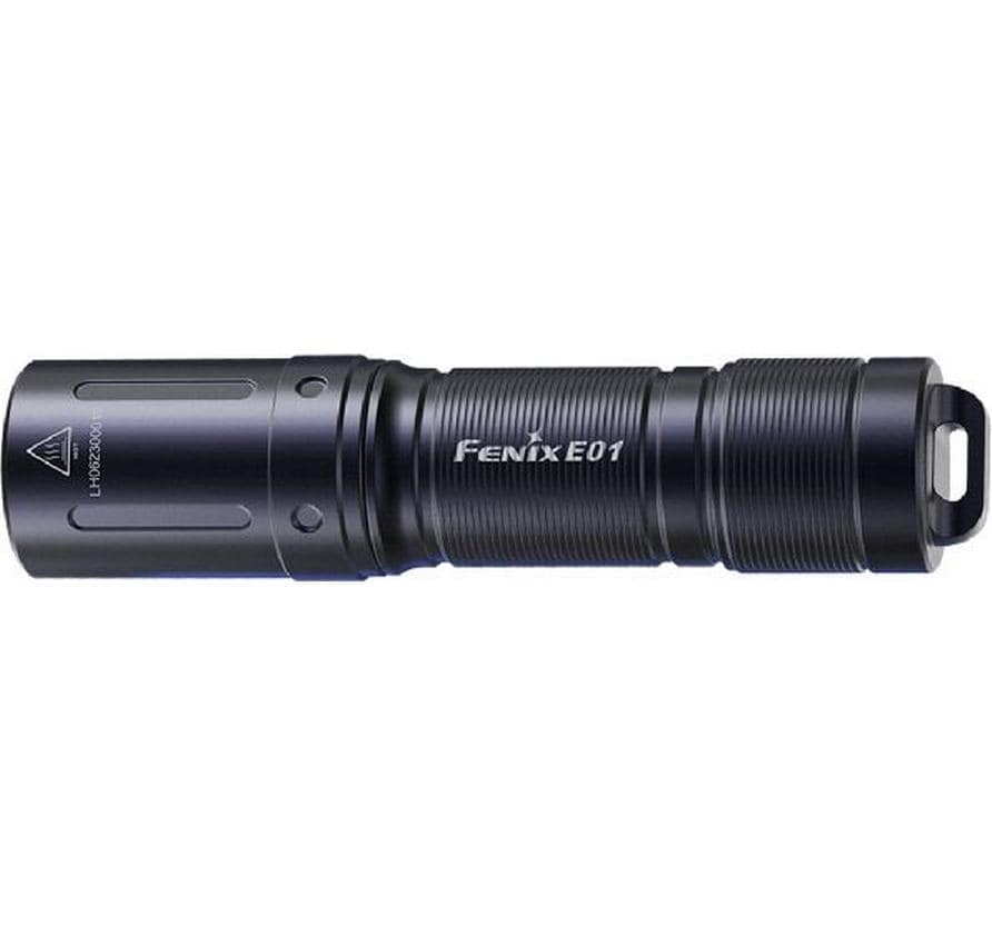 Fenix Taschenlampe E01 V2.0 – 100 lm, 35 m, IP68, AAA, 3 Modi – Schwarz