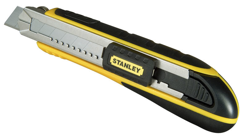 Stanley FatMax Cutter – 18 mm, Klingenarretierung, Kunststoffgriff, Schwarz, Gelb