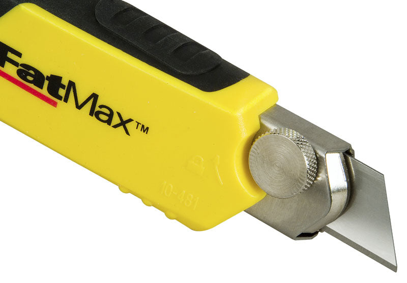 Stanley FatMax Cutter – 18 mm, Klingenarretierung, Kunststoffgriff, Schwarz, Gelb