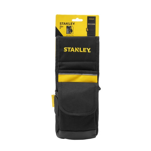 Stanley Gürteltasche mit 4 Fächern – mit Gurtschlaufe, wasserfest, schwarz, Nylon, B 240 × H 110 × T 160 mm