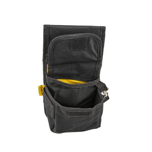 Stanley Gürteltasche mit 4 Fächern – mit Gurtschlaufe, wasserfest, schwarz, Nylon, B 240 × H 110 × T 160 mm