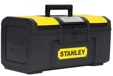 Stanley Werkzeugkasten 1-79-217, 270 × 490 × 240 mm, Kunststoff, schwarz, mit Tragegriff, Sperre