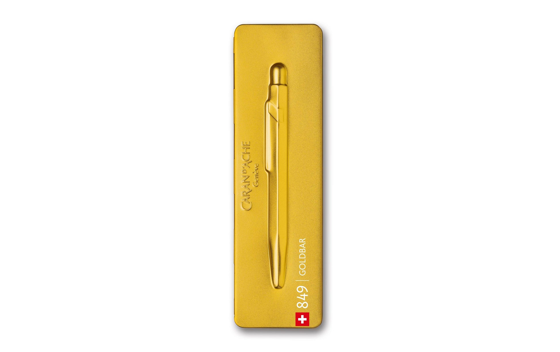 Caran d-Ache Caran d'Ache Kugelschreiber – gold, seidenmatt, Aluminium
