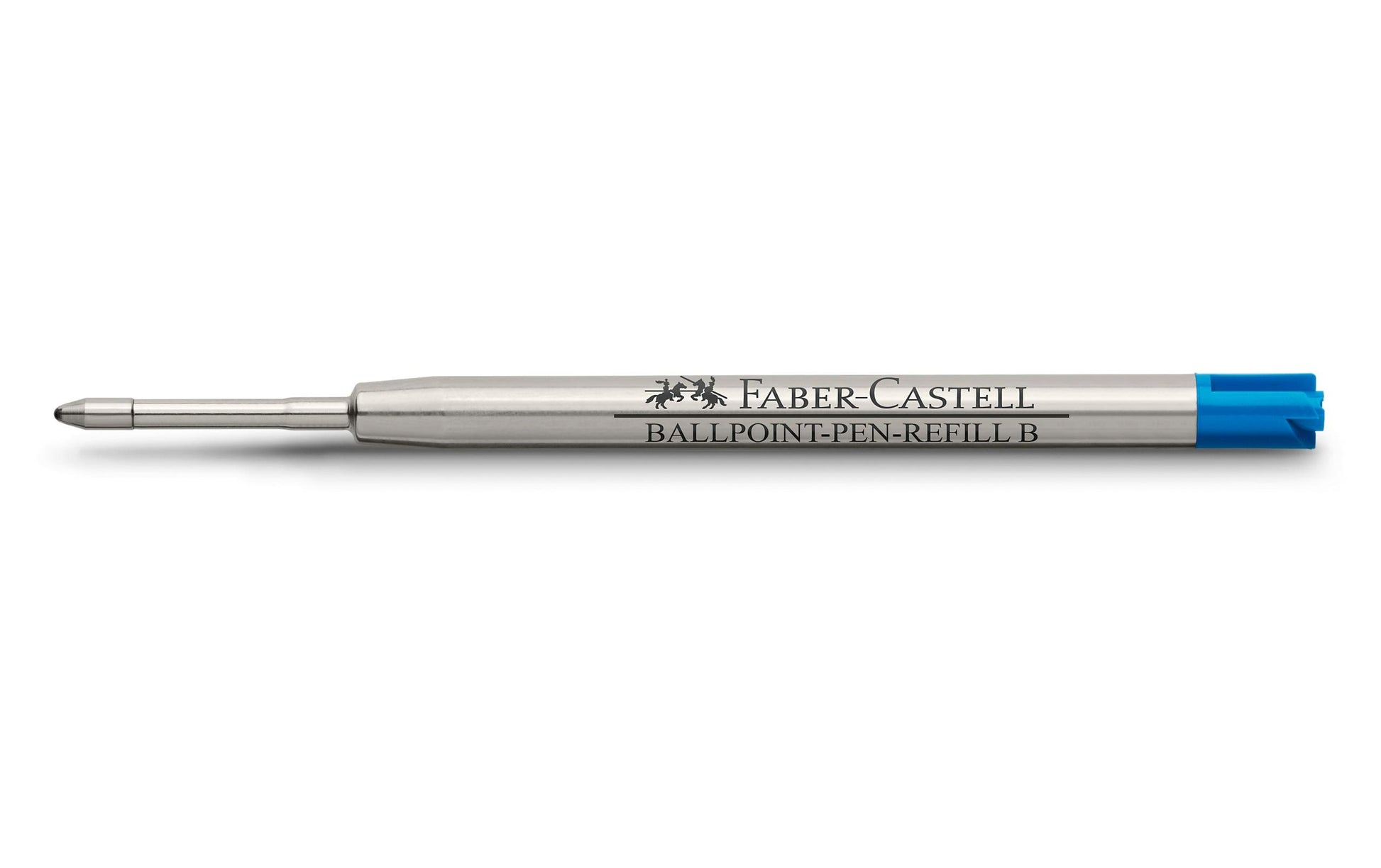 Faber-Castell Ersatzmine Grip B 148743 Kugelschreiber-Mine – Blau, Breit, dokumentenecht