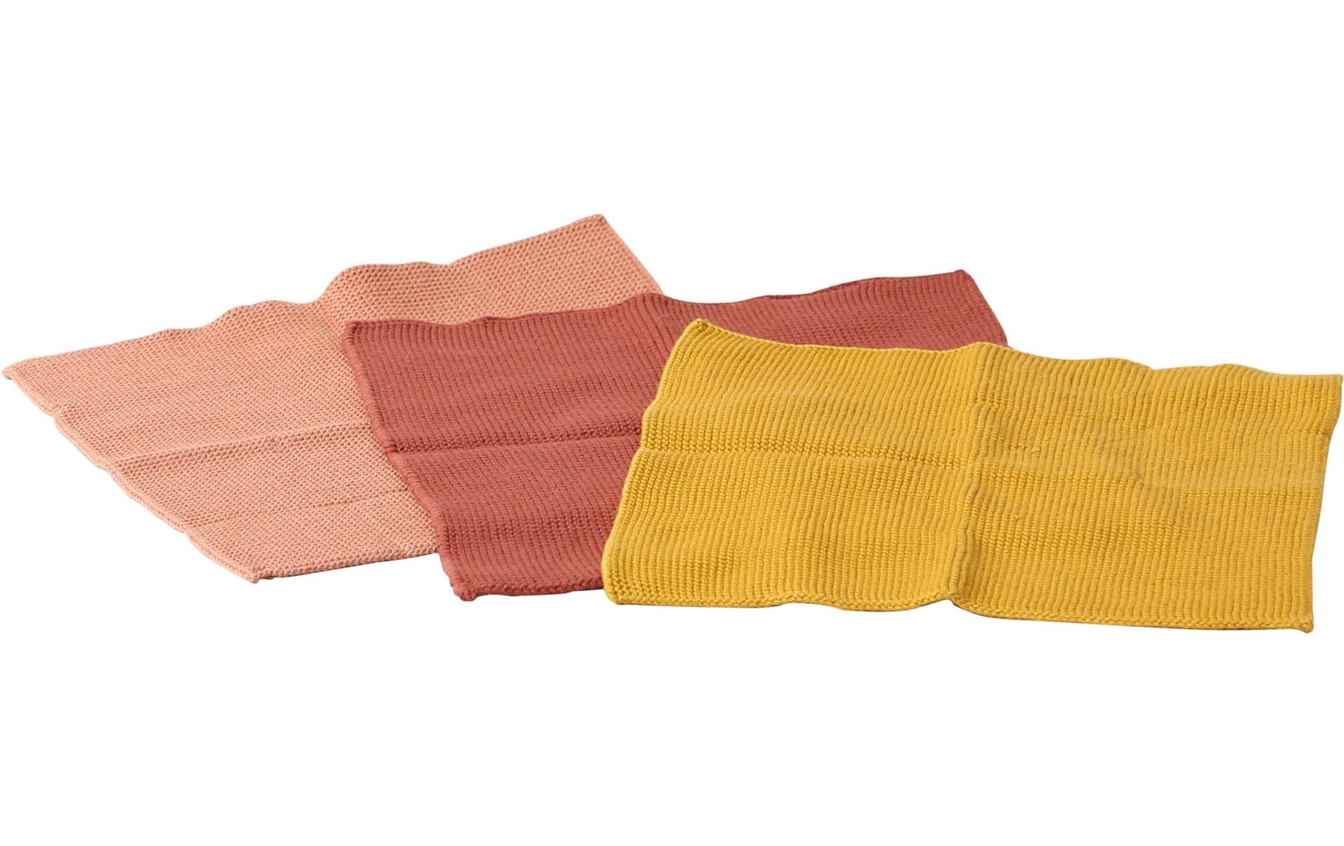 Esmée Reinigungstücher – assortiert – 25 × 25 cm – Baumwolle – 3er-Set