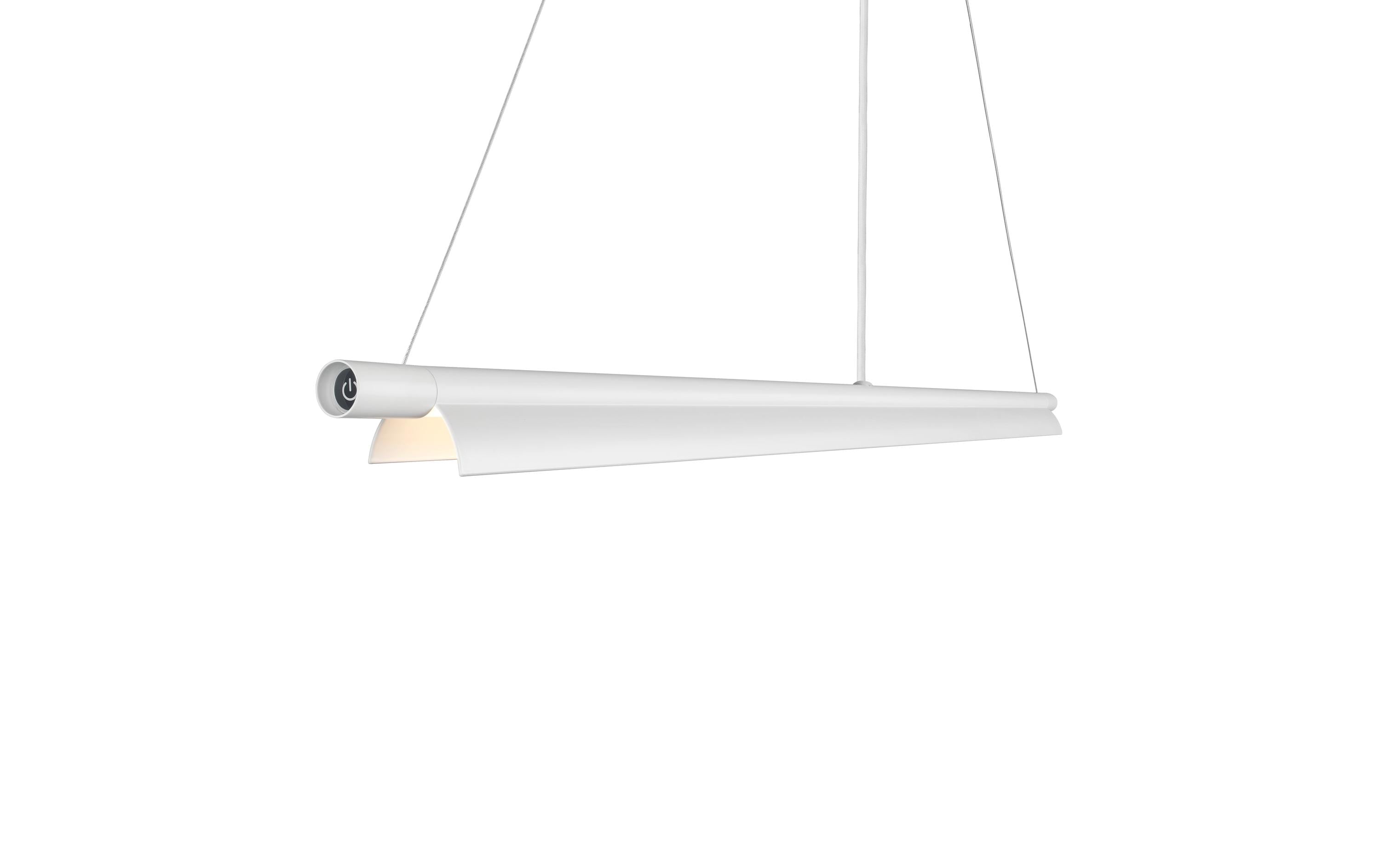 Nordlux dftp DFTP Pendelleuchte SpaceB – 308 × 120 × 5 cm, 950 lm, 22 W, 2700 K, dimmbar, weiss