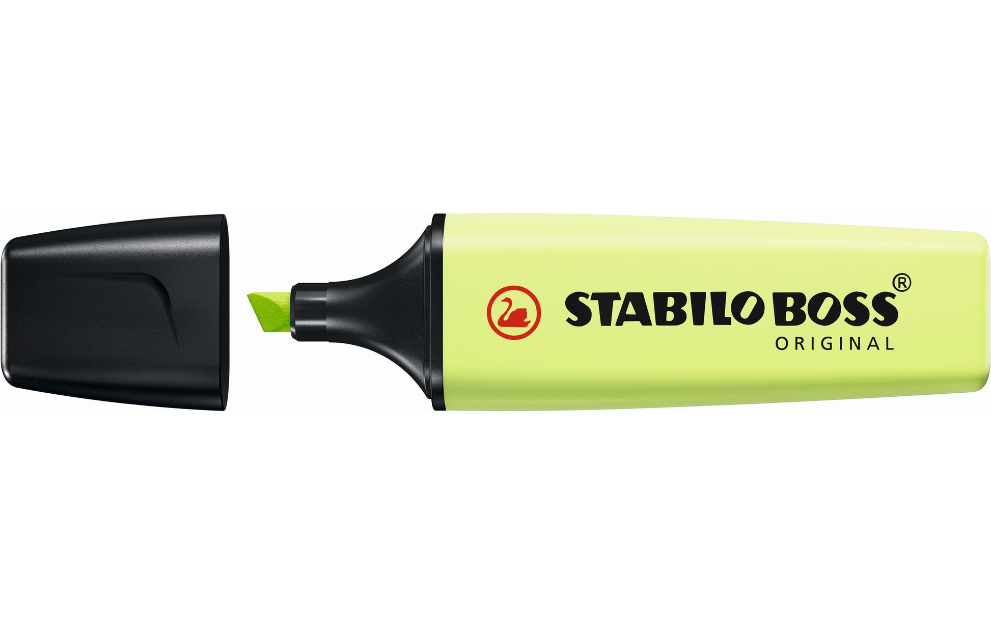 STABILO BOSS Original Textmarker Limette – Keilspitze, 2–5 mm