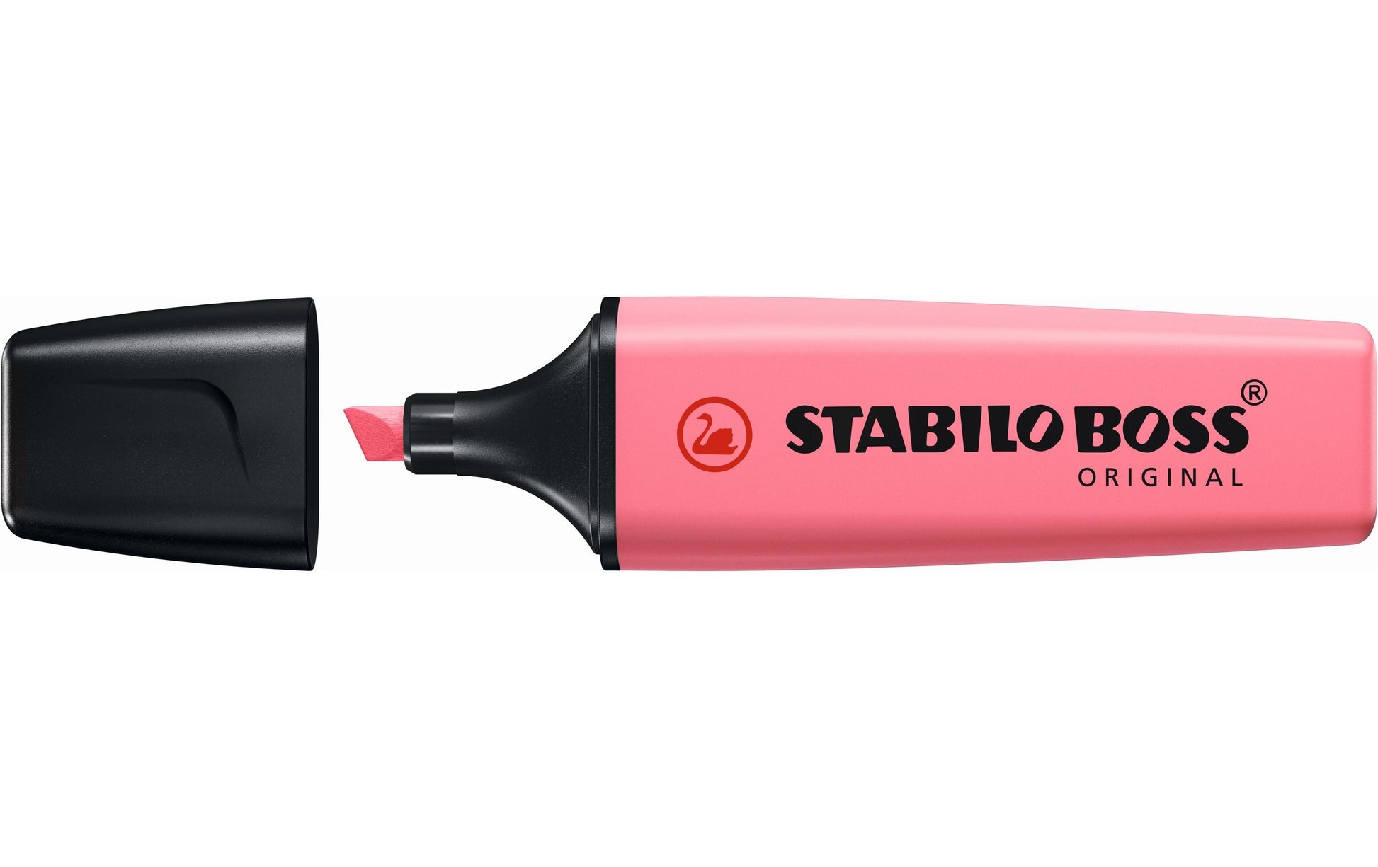 STABILO BOSS Original Textmarker Kirschblütenrosa – Keilspitze, 2–5 mm
