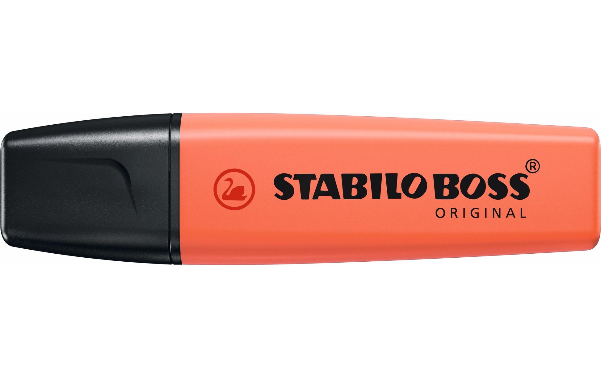 STABILO BOSS Original Textmarker Korallenrot – Keilspitze, 2–5 mm