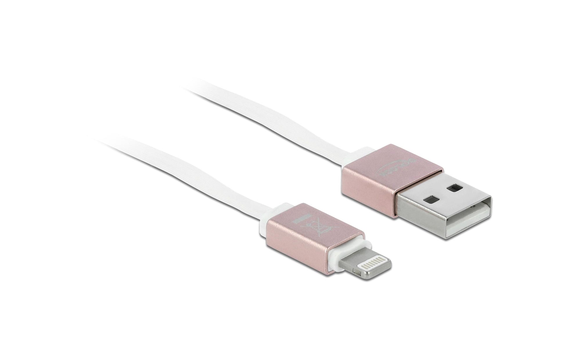 DeLOCK Kabel – USB-A auf Lightning 0,92 m, 10,5 W, aufrollbar – für iPhone/iPad