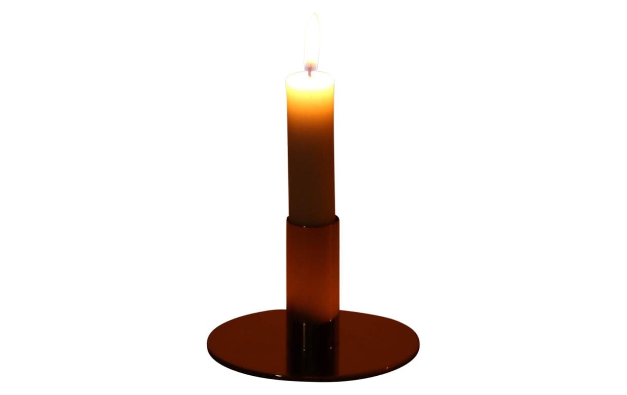 Esmée Kerzenständer – Metall, Gold – Ø 10 × 6,5 cm