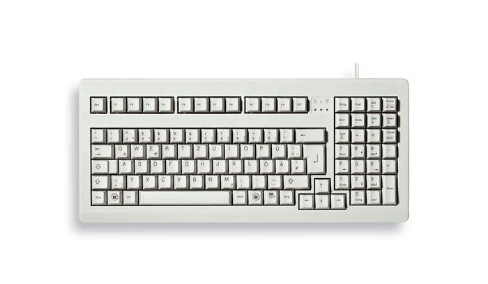 CHERRY G80-1800 – Tastatur, kabelgebunden (USB-A), US-Layout (EN), Fullsize (mit Ziffernblock) – für Windows