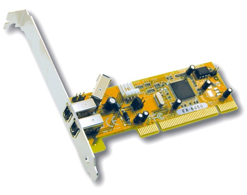 EXSYS EX-6450 PCI-Adapterkarte – 3× FireWire (6-pol), 400 Mbit/s – für 32-Bit PCI