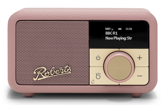 Roberts Radio Roberts Revival Petite 2 – DAB-/Internetradio – Tischradio – UKW, Bluetooth – Dunkelpink
