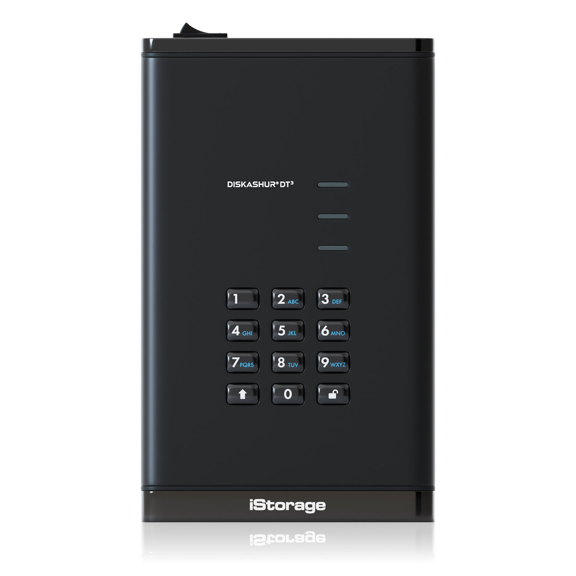 iStorage diskAshur DT3 – für 3,5" HDD, USB-C 3,2 Gen 1, hardwareverschlüsselt, FIPS 140-3 Level 3