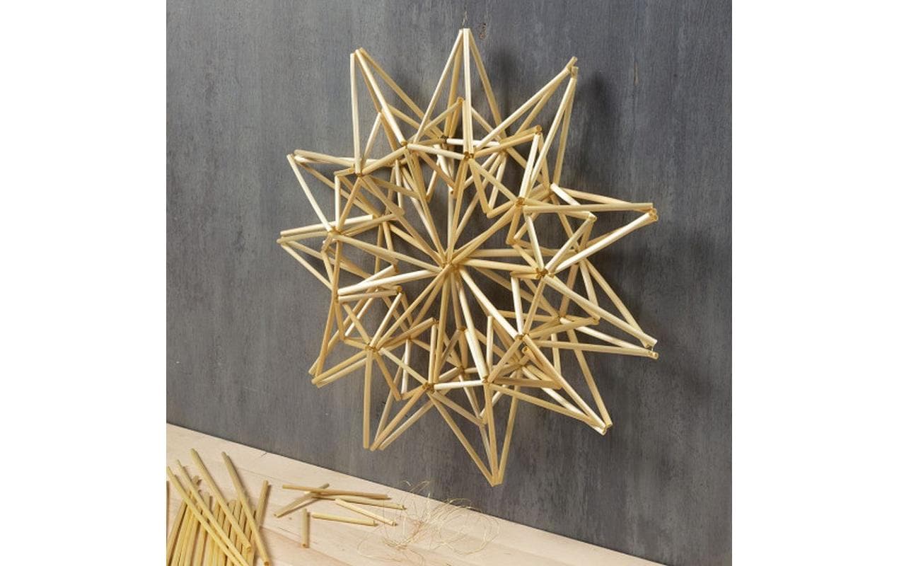 Creativ Company Naturmaterialien, Stroh, Hellbraun, 22 cm × 3 mm, 50 Stk.