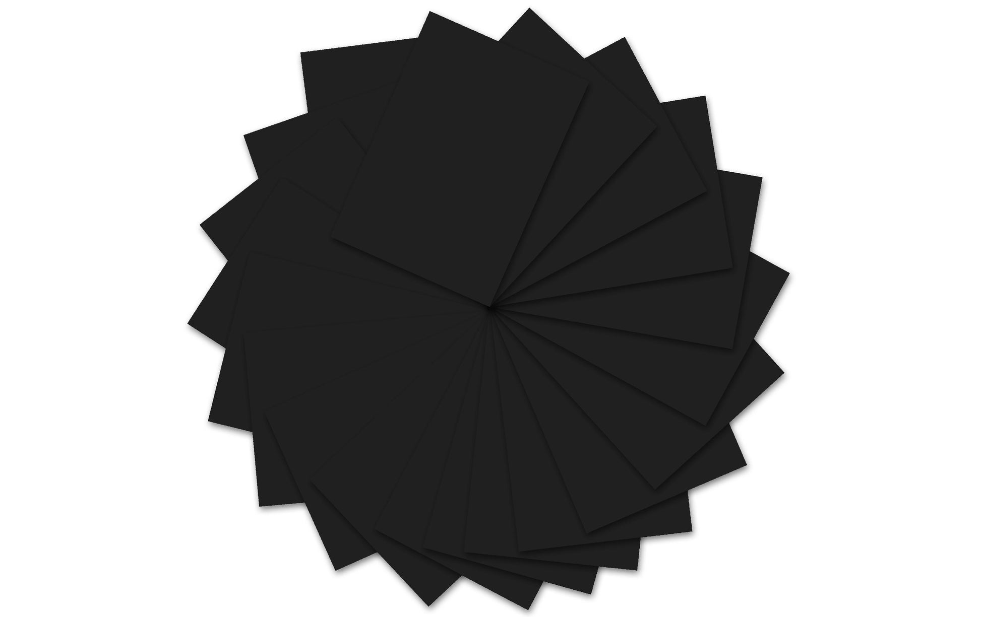 URSUS Tonzeichenpapier – 50 × 70 cm, 130 g/m², schwarz, 10 Blatt