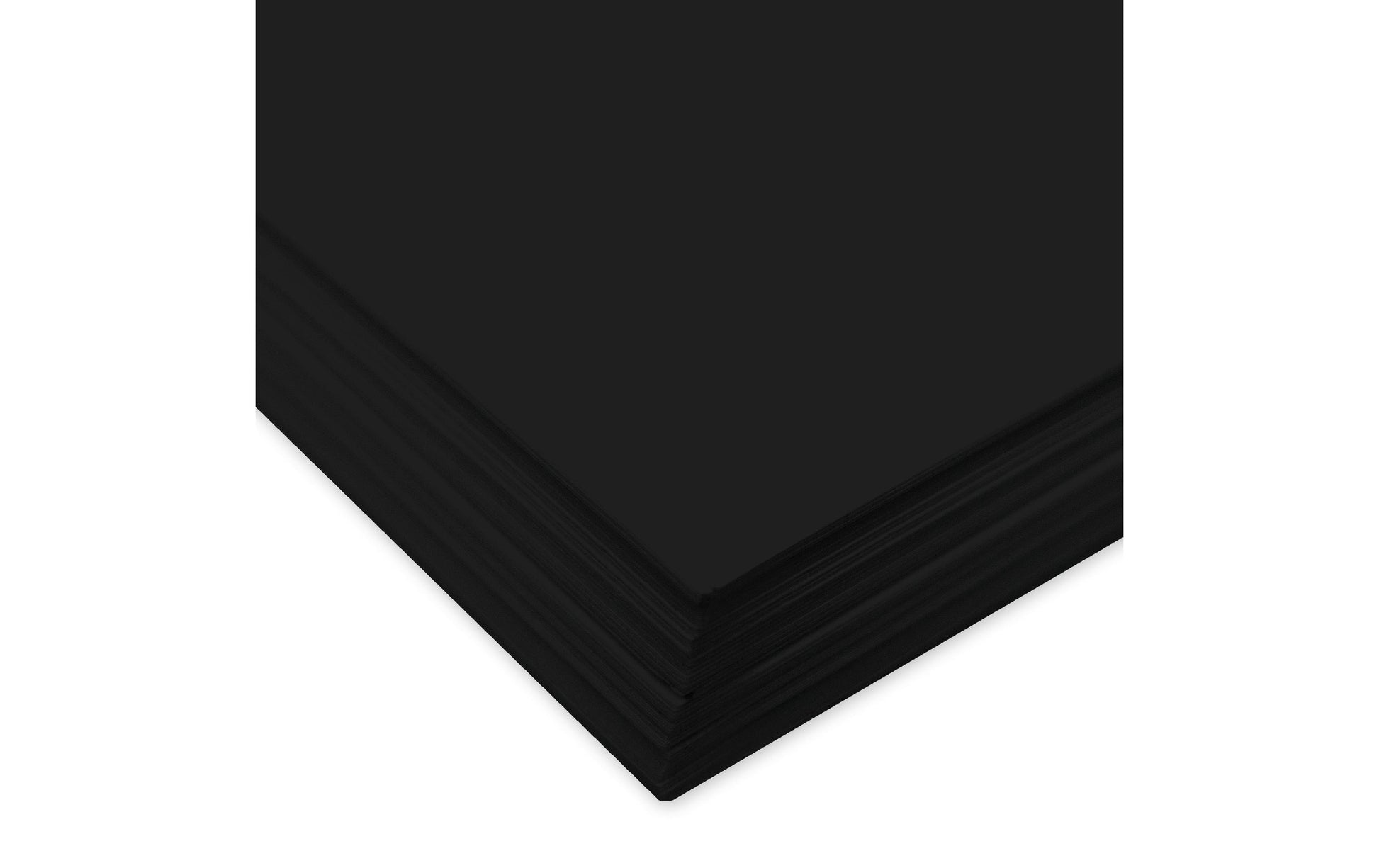 URSUS Tonzeichenpapier – 50 × 70 cm, 130 g/m², schwarz, 10 Blatt