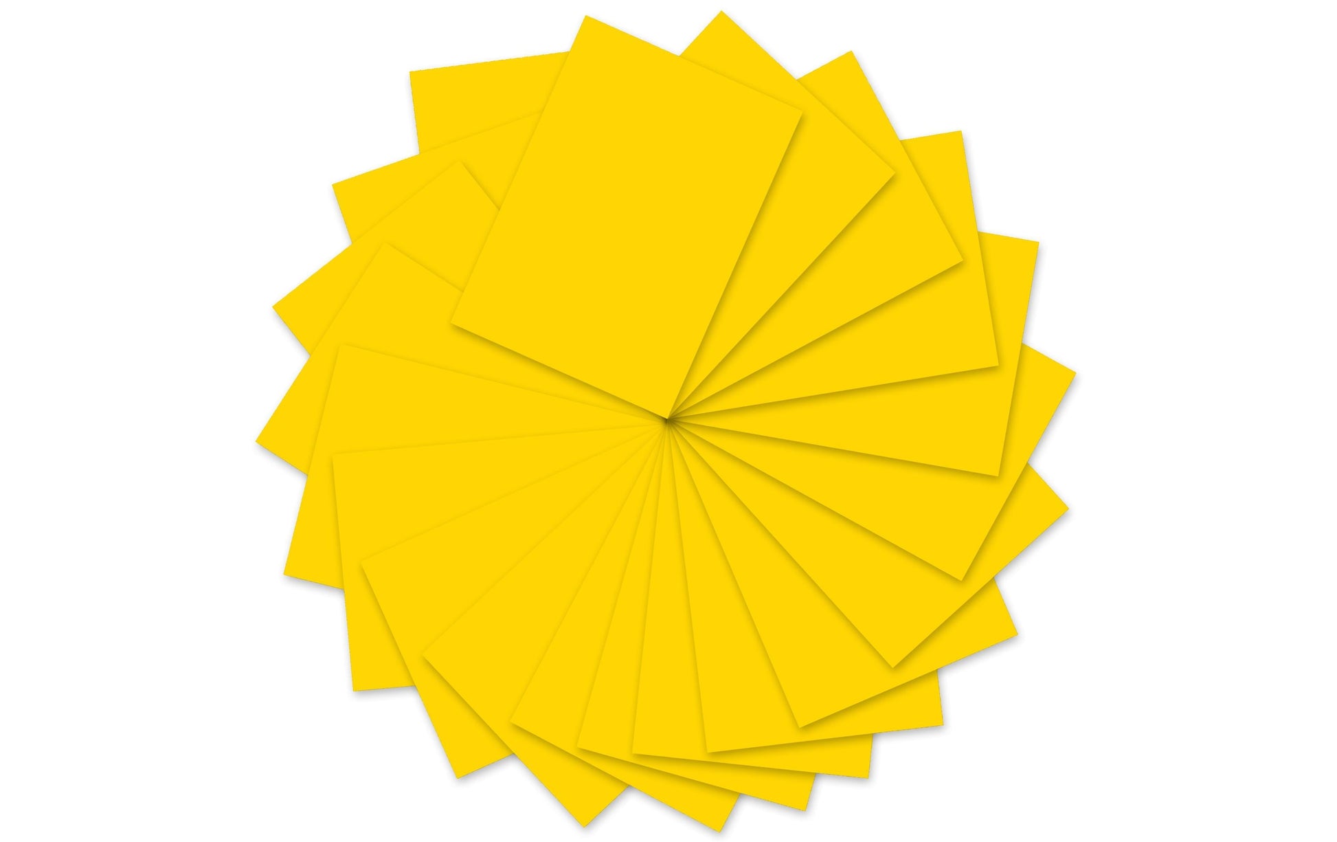 URSUS Fotokarton – 50 × 70 cm, 300 g/m², gelb, 10 Blatt