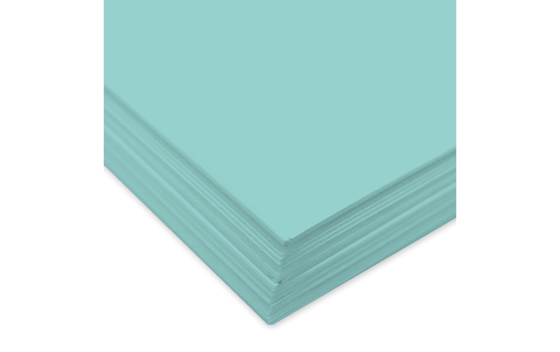 URSUS Tonzeichenpapier – 50 × 70 cm, 130 g/m², türkis, 10 Blatt