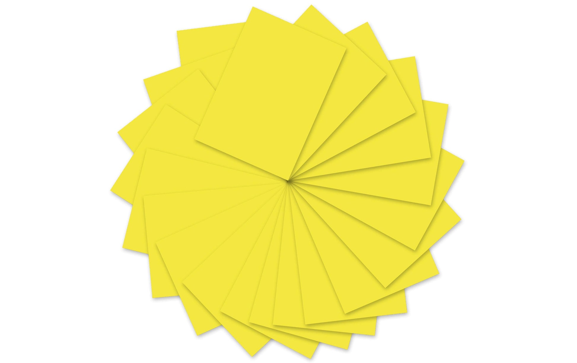URSUS Tonzeichenpapier – 50 × 70 cm, 130 g/m², gelb, 10 Blatt